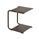emu 196H 18" Square Outdoor Low Side Table - Aluminum, Bronze, 17-1/2" x 18" x 20"
