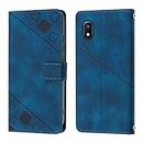 Asdsinfor for Samsung Galaxy A10E Case,Galaxy A20E Case,PU Leather Wallet Case,with Credit Cards Holder Kickstand Shockproof Flip Magnetic Protection Phone Case for Samsung A20E Blue YBF