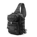 NC Military Sling Backpack Tactical Shoulder Bag Chest Pack Waterproof Outdoor Camping Trekking Backpack