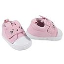 Gerber Unisex Baby Sneakers Crib Shoes Newborn Infant Toddler Neutral Boy Girl Bunny Pink 6-9 Months, Bunny Pink, 6-9 months Infant