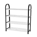 HEEPDD Shoe Rack, Metal Multi Layer Home Shoes Shelf Assembleable Shoe Storage Organizer for Living Room Entryway Hallway Cloakroom(4 Tiers)