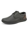FENTACIA Men's Black Vegan Leather Formal Office Shoes - 9 UK