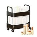 Generic Utility Cart,Kitchen Storage Utility Cart Trolley - Tiered Utility Cart Detachable Rolling Storage Cart Heavy Duty Multifunctional for Narrow Places Kitchen