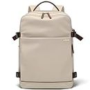 Laptop Backpack with Separate Laptop Compartment Fits 15.6 Inch Notebook Large Capacity Computer Bag for Women Work Travel College Backpacks (Apricot)