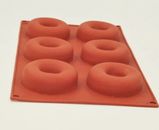 2x Silicone Doughnuts Mould Donuts Baking Pan BPA Free Mold Sheet Tray Tins