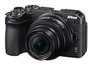 Nikon Z 30 Kit DX 16-50 Mm 1:3.5-6.3 VR + DX 50-250 Mm 1:4.5-6.3 VR (20,9 MP, 11 Bilder Pro Sekunde, Hybrid-AF Mit Fokus-Assistent, ISO 100-51.200, 4K UHD Video Mit Bis Zu 125 Minuten Länge) Schwarz