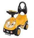 JoyRide Ride on & Car for Kids with Music & Light Steering, Push Car for Baby with Backrest & Big Wheels, Ride on for Kids, Suitable for Boys & Girls 1 to 3 Years Upto 20Kgs (Yellow)
