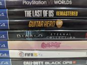 Sony Playstation 4 PS4 Cheap Affordable Video Games Resurfaced Complete CIB