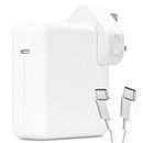 Chargevine® Apple MacBook Charger - 96W USB-C Power Adapter with 6FT USB-C Apple Mac Charger Cable and MacBook Charger Plug - For use as MacBook Air Charger, MacBook Pro Charger & Apple Laptop Charger