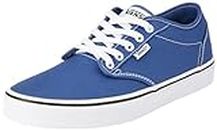 Vans Men's Atwood Sneaker, Canvas Blue/White, 11 UK