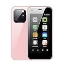 DAM Smartphone Mini XS13 3G, Android 6.0, 1GB RAM + 8GB. Pantalla 2,4''. 4,1x1,1x8,4 Cm. Color: Rosa