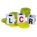 LCR Dice Game (Red Chips)