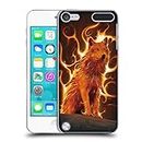Head Case Designs Official Vincent HIE Wolf Phoenix Canidae Hard Back Mobile Phone Case Compatible with Apple iPod Touch 5G 5th Gen