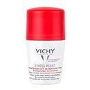 Vichy Stress Resist Anti-Perspirant Roll-on Deodorant for All Skin Types and Excessive Perspiration,Sweat Protection and Anti-Odor, Hypoallergenic, Paraben-Free, 50mL