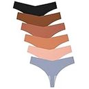 Women's Underwear Seamless Thong Panties G-Strings & Thongs Panties T-Back Seamless Stretch Underwear