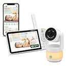 LeapFrog LF925HD Monitores para Bebés, 1080p WiFi Monitores Inteligentes para Bebés, 360 ° Traducción e Inclinación, Zoom 8X, ExhibiciónLCD de 5 "720p, Visión Nocturna, Walkie - Talkie Bidireccional