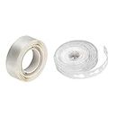 Just Party Adhesive Glue Dot & 5 meter Arch Strip combo for Wedding/Anniversary/Birthday Decoration - 1 Roll Each