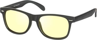 Eagle Eyes Charlie Night Lite Sunglasses Anti-Reflective Black Retro Style NEW