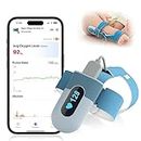 Babytone Baby Oxygen Monitor, Baby Sleep Monitor, Tracking Avg O2, Pulse Rate and Movement for Infant, Wearable Foot Monitor with Bluetooth and APP, for 0-36 Months Newborn's Sleep