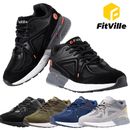Fitville Men's Extra Wide Fit Trainers Running Sneakers Walking Shoes Flat Feet