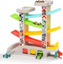 Juguetes de rampa de coche de madera BRILLANTES SUPERIORES para niños de 3 años regalos regalos de cumpleaños 4