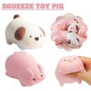 Squeeze Pig Dog Toy Slow Rebound Rising Animal Toy Soulagement stress `