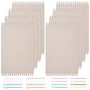 FINGERINSPIRE 8PCS Cardboard Weaving Looms & 12PCS Safety Plastic Sewing Needles, Wide Card Loom Weaving Boards Loom Tools for Beginners Knitting Crochet Tapestry Handmade Arts Crafts,10x6 Inch