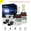 Parts Accessories Xenon White Car LED Lights Headlight Kit High/Low Beam 6000K