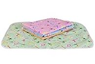 Kwitchy Baby Nappy Changing Mats New Born Plastic Waterproof Sheets (0-6 Months) Pack of 4
