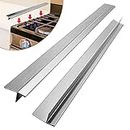Stove Cover, Stainless Steel Stove Gap Covers, Oven Gap Filler, Stove Counter Gap Covers, Heat Resistant & Easy to Clean Stove Gap Guard, Protect Stove Gap Filler Sealing Spills in Kitchen (23.5")