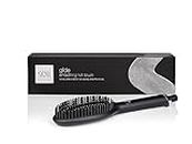ghd Glide Hair Straightening Brush, A Hot Brush For Quick And Effortless Hair Styling, On All Hair Types, Lengths And Textures, Black (AU Plug)