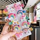 Hair Clips for Girls,10 Pcs Cute Animals Unicorn Horses Hair Accessories Colourful Barrettes Hair Pins for Kids Baby Little Girls Children Birthday Christmas Day Gift