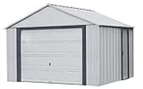 Arrow 12' x 10' Murryhill Garage Galvanized Steel Extra Tall Walls Prefabricated Shed Storage Building