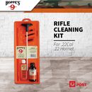 Hoppe's  Rifle Cleaning Kit With Rod Brushes Oil & Solvent For .22cal .22 Hornet
