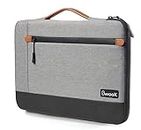 SWOOK 15.6 Inch Laptop Sleeve Case With Handle For 2020 New XPS 15, 15-inch MacBook Pro with USB-C A1990 A1707, ThinkPad X1 Yoga (1-4th Gen), 14 HP Acer Chromebook, Surface Laptop 3 15, Waterproof Bag (Grey, 15.6 Inch Laptops)