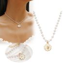 Flower Pearl White Necklace For Girls Women Friends Distance Birthday Gifts