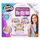 CRA-Z-ART 17883 Shimmer n Sparkle ABC Fashion Personalised Friendship Bracelets with Over 700 Beads, Standard