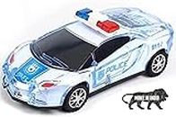 Royal Hub Branded Police Car with Lights, Push & Go Powered, Music and Siren Sound Car Toy for Kids Toy Vehicle Playsets ( Made in India )
