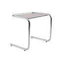 Coffee Table Small Modern Living Room Side Table Fashion Coffee Table C-shaped Metal Small Table Home Glass Small Coffee Table ModerCenter Table for Living Room