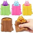 Sawkirp Darshraj Squishy Pop up Squirrel Squeeze Decompression Wood Half Tree Stumps Miniature pop up Pen holderfor Stress Anxiety Relief ahd Autism Need Special Toy Pack of 1 Piece