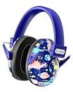 Dr.meter Ear Muffs for Noise Reduction: 27.4SNR Noise Cancelling Headphones for Kids with Adjustable Head Band (Blue)