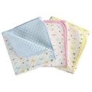 3 piezas de alfombrilla de cambio impermeable para bebés, almohadillas para cambiar pañales lavables para niños, sábana para pañales portátil (S (35 * 45 cm))
