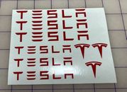 9 Brake Caliper Decals for Tesla High Temp Heat Resistant Stickers