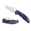 Spyderco Manix 2 Knife Translucent Dusk Blue (3.37" Satin) C101PBL2