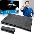 KEYOOG Car Creeper Mat, Moving Rolling Crawling Pad for Garage Floor Household, Auto Repair and Maintenance Carpet, Suitable Fit for Home and Outdoor Environment, 59.1 X 27.6 in (70 X 150CM), Black