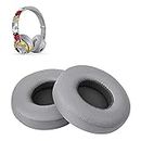 Laprite Replacement Ear Pads Cushions Kit Memory Foam Earpads Cushion Cover for Beats Solo 2.0/3.0 Wireless Headphone 2 Pieces (Grey)