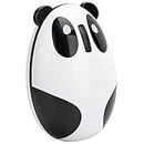 Yctze Mouse Ottico Wireless per Computer Dal Design Panda da 2,4 GHz, Adatto per Win/OS X///iOS, Mouse da Gioco per Bambini, Colorato, Batteria, Ricaricabile