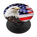 Pop Socket American Flag With Eagle Phone Grip PopSockets PopGrip: Swappable Grip for Phones & Tablets