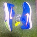 Nike Rival Distance Track Shoes Racer Blue Safety Orange Size 9.5 With Spikes