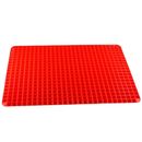 Oven Mat Portable Useful Silicone Oven Mat Pyramid Pan Home Kitchen Barbecue